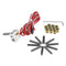 TWO TREES MK8 Extrusion Head + 10x 30mm Teflon Throat + 10x 0.4mm Nozzle for 3D Printer