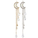 Retro Diamond Tassels Crescent Hairpin Stars Pendant Hair Accessories for Women