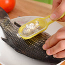 Food-grade ABS Fish Scale Scraper Fish Scaler Remover Skin Scales Innovative Lid Design Kitchen Tool