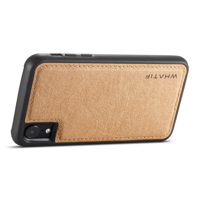 WHATIF Kraft Paper Shockproof Protective Case For iPhone XR