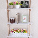 DIY Bedroom Wall Shelf Original Wood Storage Shelf Organization Bookshelf Home Decor Kids Room Wall Decoration
