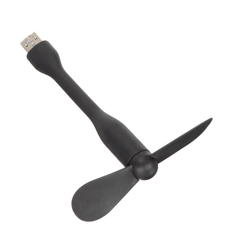 Mini Micro and USB Fan Cooler Flexible Fan For Samsung Android Cell Phone