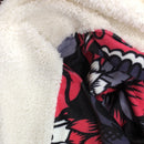 Winter Galaxy Star Plush Wearable Hooded Blankets Throw Dual Layer 3D Printing
