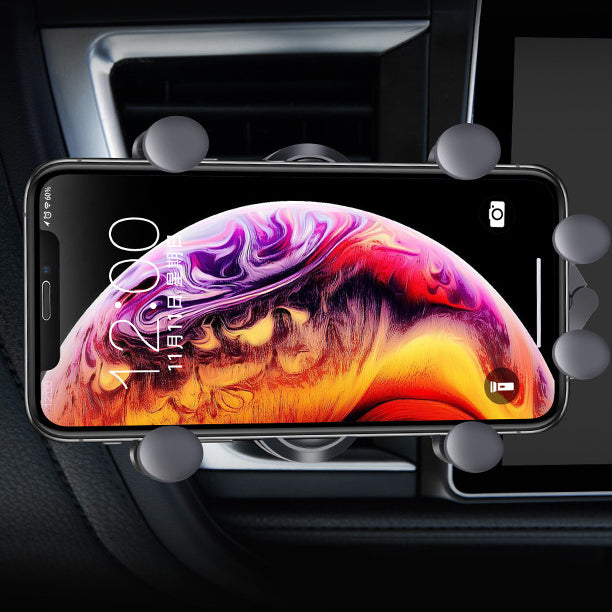 Bakeey Vertical Horizontal Gravity Linkage Automatic Lock Air Vent Car Phone Holder Car Phone Mount For 4.0-6.8 Inch Smart Phone for iPhone 11 for Samsung Xiaomi Mi 9T Xiaomi Redmi Note 8