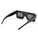 8 Modles LED Party Glasses Goggles Futuristic Eyes Shield Flat Top Shape Frame Mirrored 5 Colors