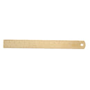 Brass Ruler Metal Triangle Straight Ruler for Woodworking Measuring Ruler Wave Line Drawing Tools