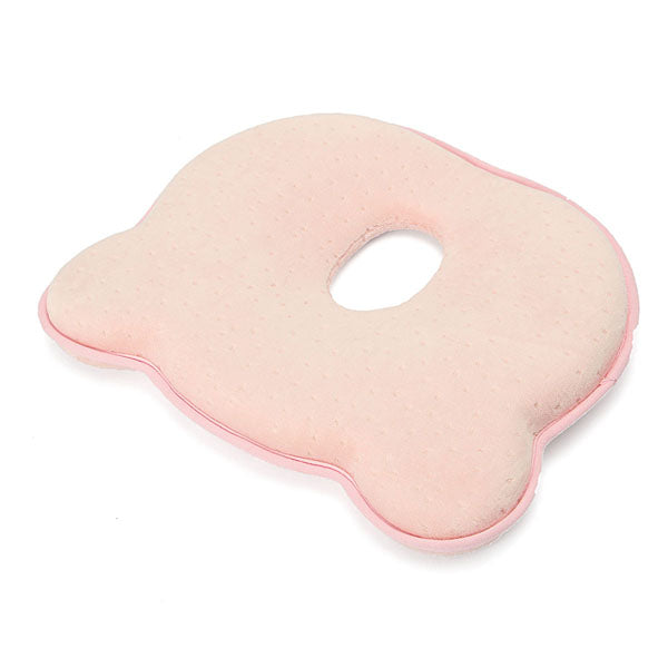 22x26x3.5cm Memory Cotton Newborn Baby Correcting Head Cervical Vertebra Pillow Blue Pink