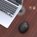 2400DPI  2.4GHz Wireless Adjustable 4 Buttons Ergonomic Optical Mouse for PC Gaming and Office