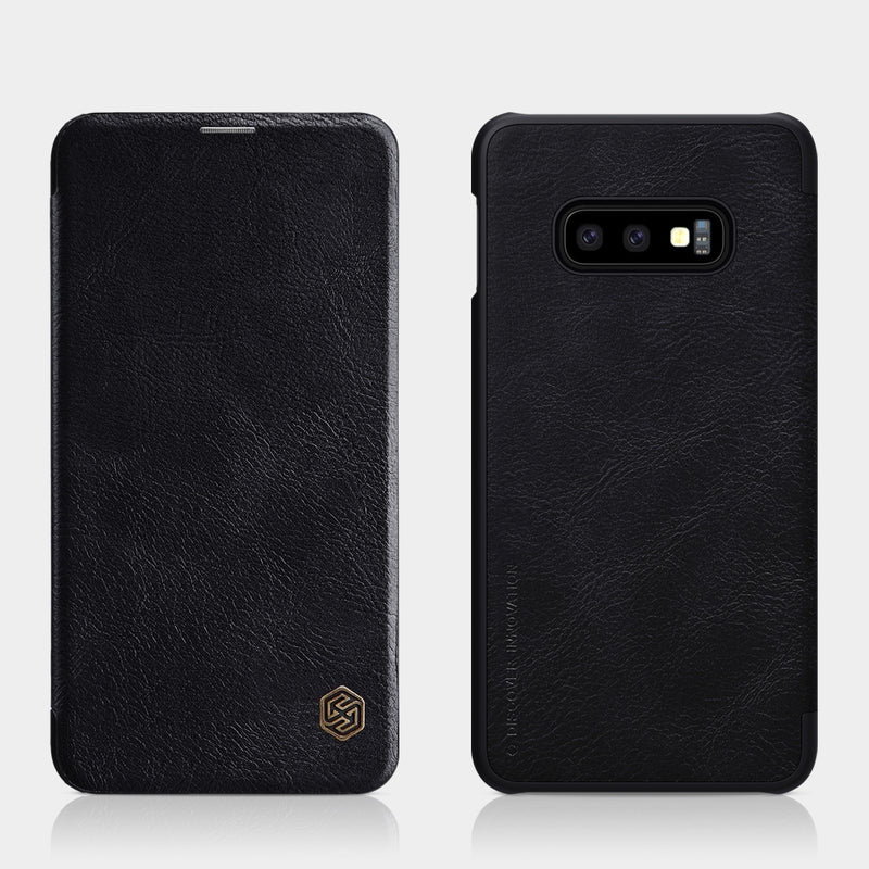 NILLKIN Flip Shockproof Auto Sleep Card Holder Full Cover Protective Case for Samsung Galaxy S10 Lite / Samsung Galaxy S10e