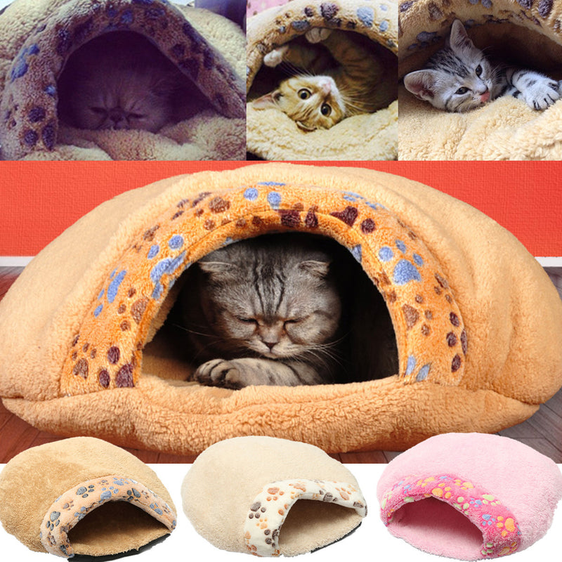 Soft Warm Cat Dog Kitten Cave Pet Mat