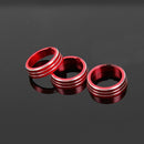 3pcs/Set Cars Alu Decoration Stereo Knob Ring Air Conditioning Knob Ring for Golf 7
