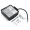 Square 114W 38 LED Work Light 12V 24V Off Road Spot Lamp For Car SUV Trailer Wall Lamp