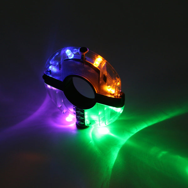 8 LED Bicycle Motorcycle Hub Lamp Waterproof Tyre Tire Wheel Valve Flash Spoke Light