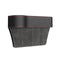 PU Leather Left Side Car Seat Crevice Gap Storage Box Pocket Organizer Phone Holder