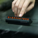 Fluorescent Magnetic Hidden Style Car Temporary Parking Phone Number Card Plate Car Decoration