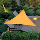 Outdoor Shade Sunscreen Waterproof Triangular UV Sunshade Sail Combination Net Triangle Sun Sail Tent Camping Garden