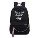 15.6 Inch Anti-Theft Laptop USB Backpack Luminous Outdoor Travel School Bag Men Women