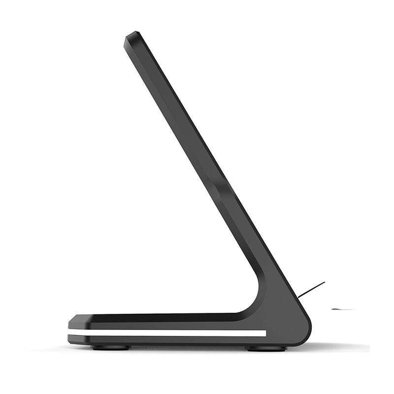 27W Double coil Qi Wireless Charger Fast Charger Vertical Quick Charging Bracket High Power Docking Stand