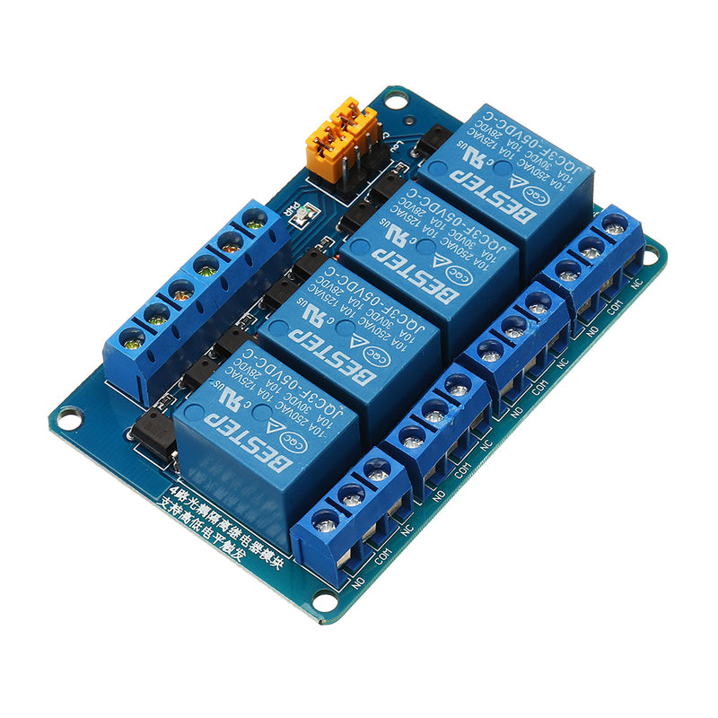 BESTEP 4 Channel 24V Relay Module High And Low Level Trigger For