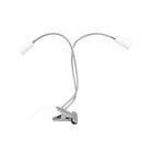 50CM E27 Flexible Lampholder Bulb Adapter Dual Head Clip with On/off Switch for LED Grow Light
