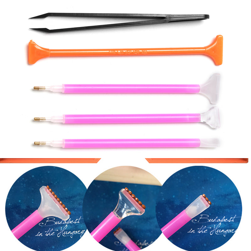 34Pcs LED Light Pad Board Stand Holder 5D Diamond Embroidery Paintings Tools Kit