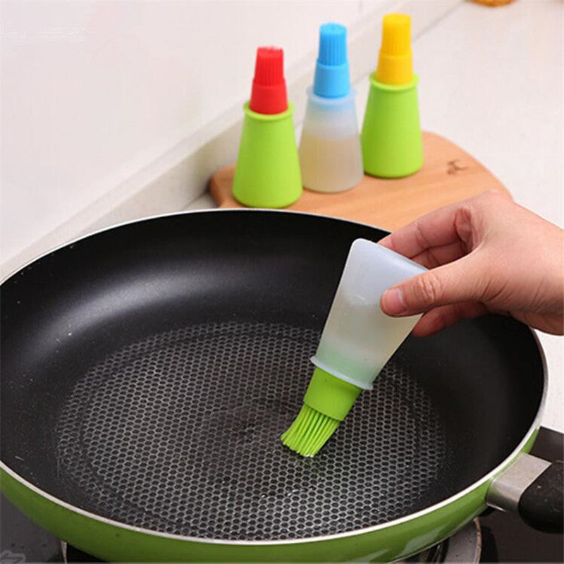 Silicone Oil Brush Baking Brushes Liquid Oil Pen Cake Butter Bread Pastry Brush BBQ Utensil Safety