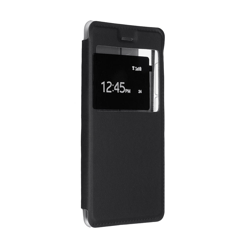 Bakeey Flip With Window Shockproof PU Leather Full Body Cover Protective Case for Xiaomi Redmi Note 6 Pro