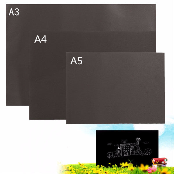 A3 A4 A5 Chalkboard Blackboard Magnetic Handpainted Personalised Memo Wall Sticker