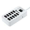 Bakeey 10 Ports USB 2.0 USB Charger with On/Off Switch Portable USB Charger for Mobile Phone