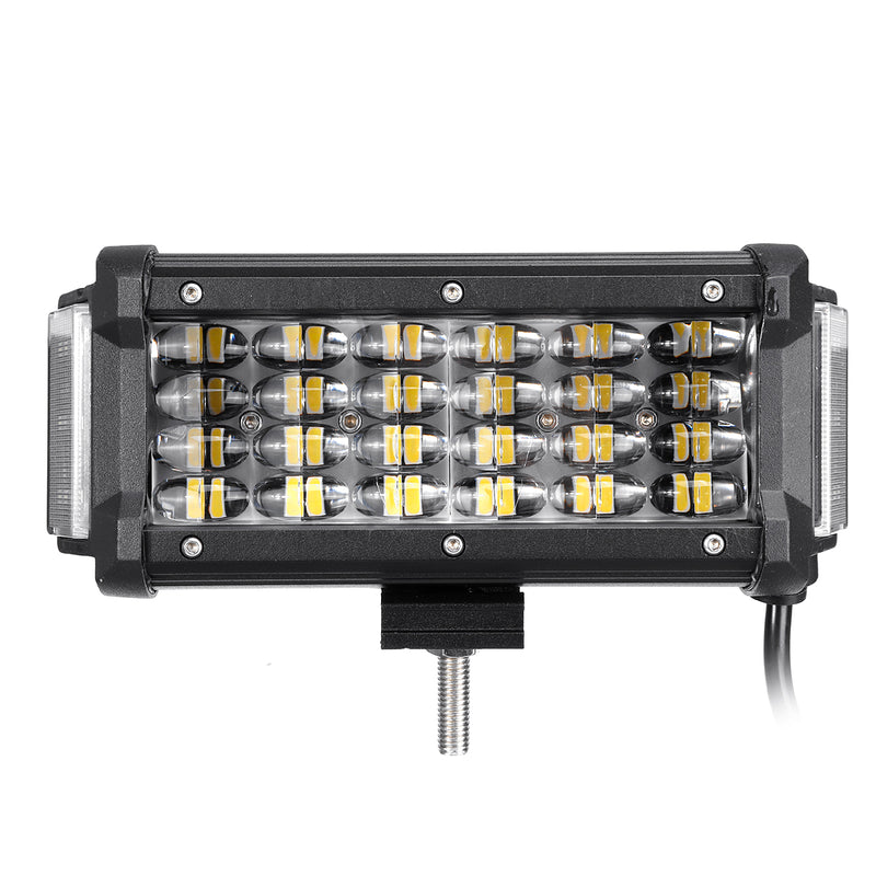 7" 40W 10-32V 40LED IP67 LED Work Light Bar Spot Flood Beams Combo For Off-road SUV Truck