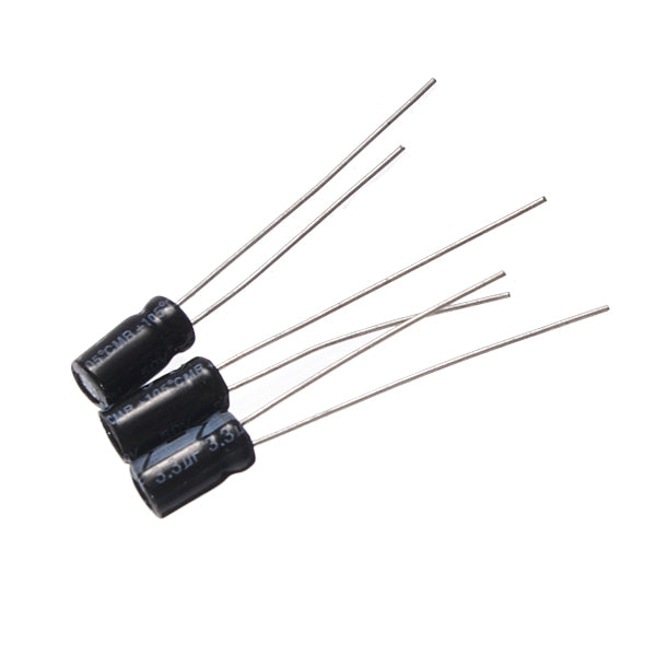 5 x 215pcs 15 Values 0.1uF-330uF Mix Electrolytic Capacitor Kit With Storage Box