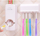 Automatic Toothpaste Dispenser With Brush Holder Dust-proof Automatic Toothpaste Squeezer