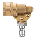 5pcs 2.0 GPM High Pressure Washer Spray Nozzle Tips with Connector 1/4 Inch Quick-connect 4500PSI 90 Rotary Connector