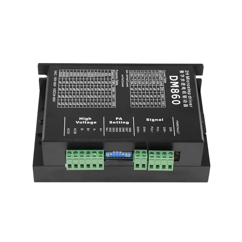 DM860 7.2A 24~80V DC Nema23/34 57/86 Stepper Motor Driver Controller for 3D Printer CNC Part Brushless DC Motor