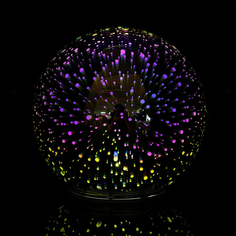 3D LED Night Light Glass Lamp Magical Crystal Ball Sphere Table Christmas Gift