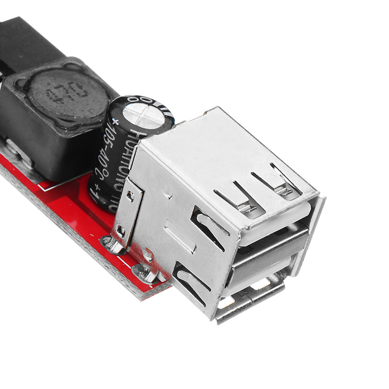 5pcs DC-DC 3A Step Down Regulated Power Module Car Charger Dual USB Output 9V/12V/24V/36V To 5V