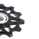 Qikour Cycling Bicycle Bike Rear Derailleur Ceramic Guide Pulley 12T Tooth Guide Wheel