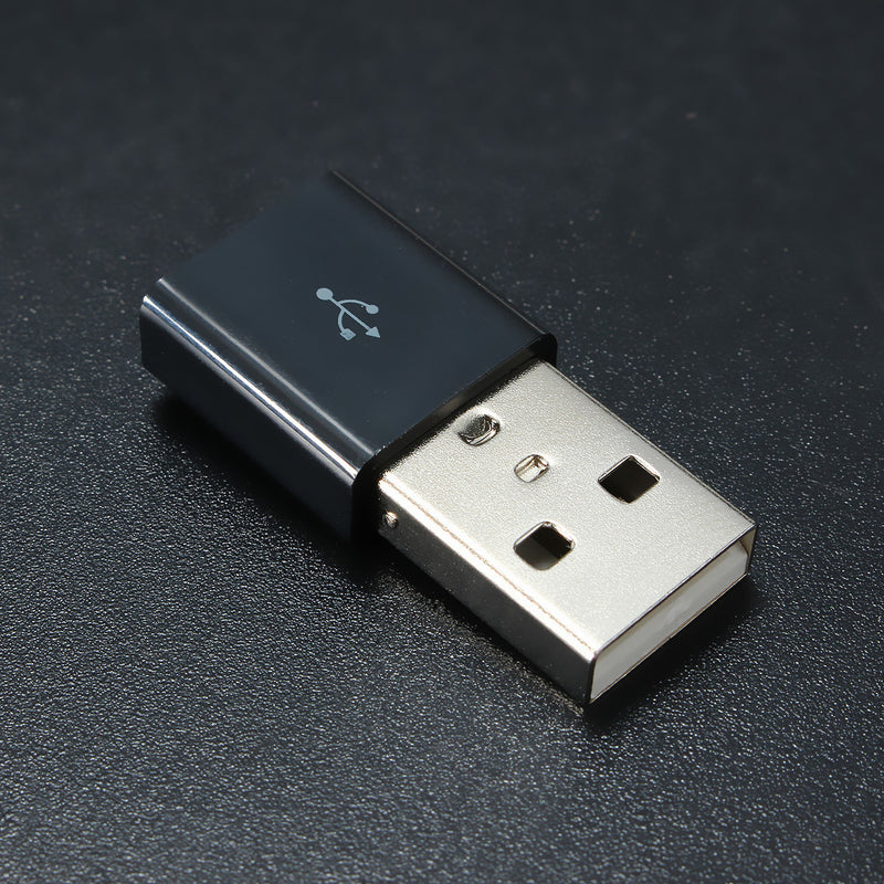 10Pcs USB 2.0 Connector Type A Plug 4-pin Male Adapter Solder Connector With Black Plastic Cover