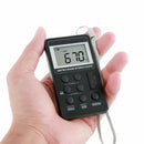 Mini Pocket FM AM 2 Band Digital LCD Stereo Radio with Earphone