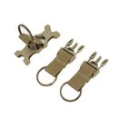 Outdoor Multi-function Ribbon Keychain EDC Tactical Key Ring Camping Hunting Key Chain