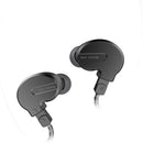 KB1 Triple Drivers 0.78mm Pin Removable Cable Earphone HiFi Stereo In-Ear Sports Metal Shell Headset