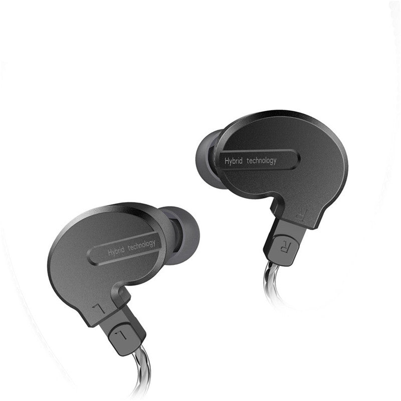 KB1 Triple Drivers 0.78mm Pin Removable Cable Earphone HiFi Stereo In-Ear Sports Metal Shell Headset