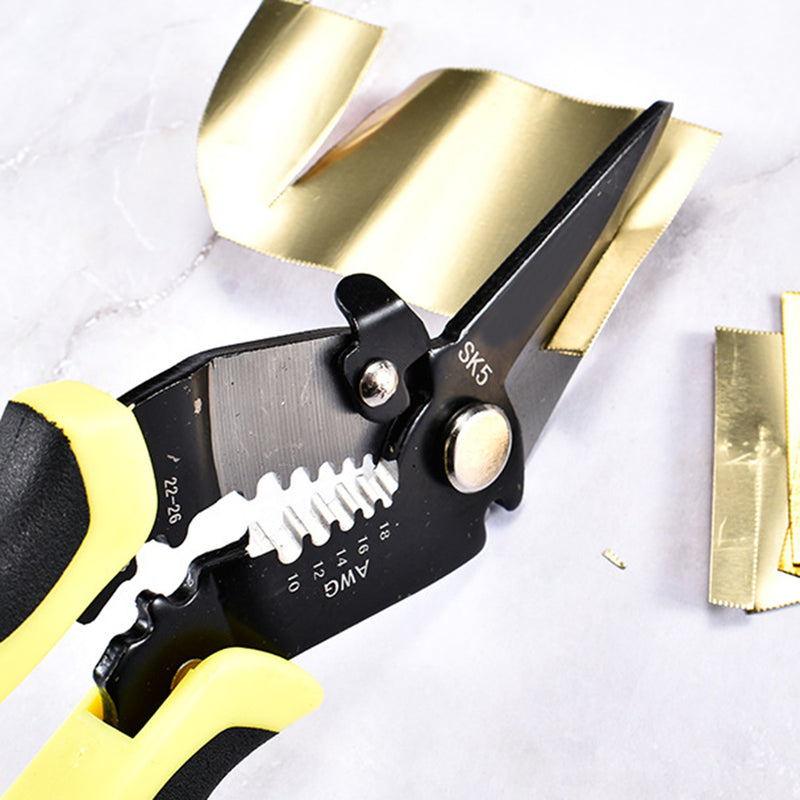 Cable Wire Stripper Cutter Hand Crimper Multifunctional Terminal Stripping Tool Pliers Tool