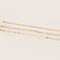 Stylish Arrow-studded 3 Pieces/ Set Gold Alloy Rhinestone Anklet For Women