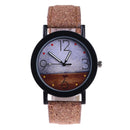 Fshion Women Watch Color Dial Retro Quartz Watch