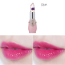 Temperature Change Color Flower Jelly Lipstick Waterproof Transparent Lips Balm Long Lasting