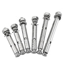30Pcs 304 Stainless Steel Expansion Bolt External Hex Expansion Screw Bolts M6*50/60/70/80mm