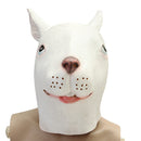 Rabbit Mask Creepy Animal Halloween Costume Theater Prop Party Cosplay  Deluxe Latex
