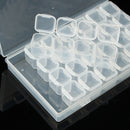 28 Compartment Nail Art Tools Jewelry Parts Storage Box Case Makeup Organizer