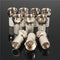 10pcs Silver F-Plug RG6 TV Aerial Coaxial Cable Connectors Adapter